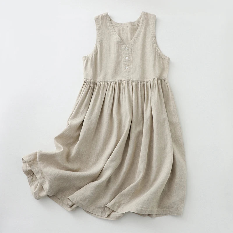 vestoraa sle simple lin vest outfit 5 - minimalist unisex garment with precision (USA)
