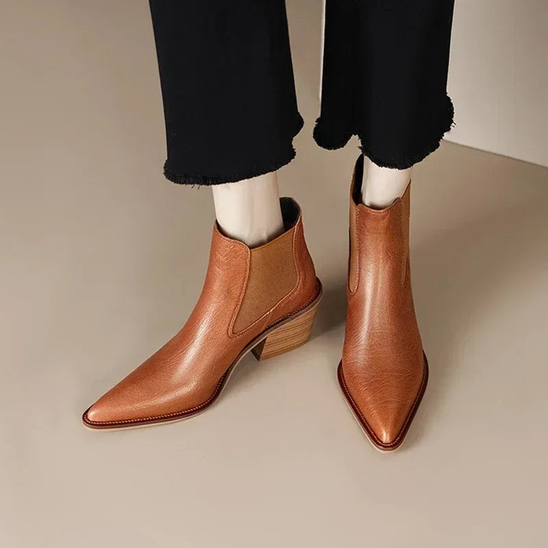 vestoraa boots split leather shoes outfit detail - reliable design, precision, waterproof modern design (USA)