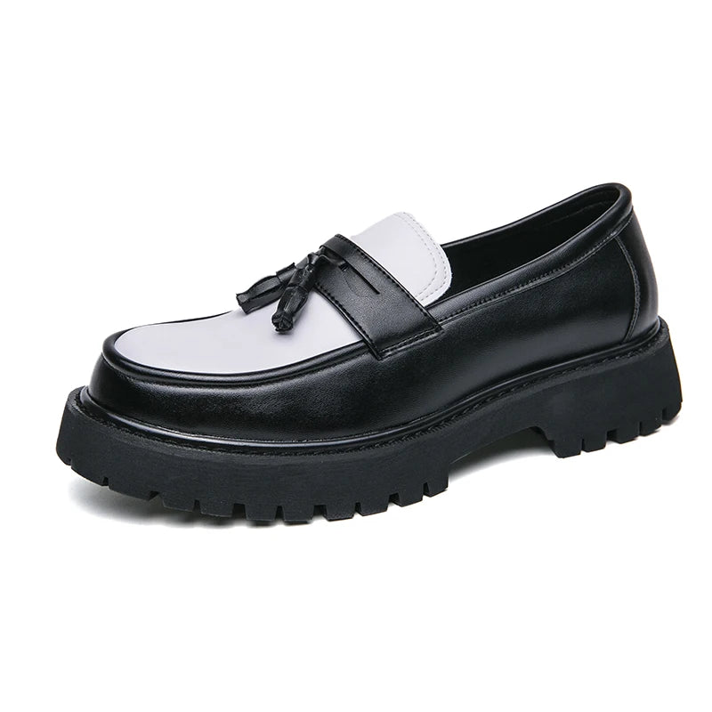 vestoraa platform shoes loafers shoes men thick-soled outfit 10 - casual unisex garment with precision (USA)