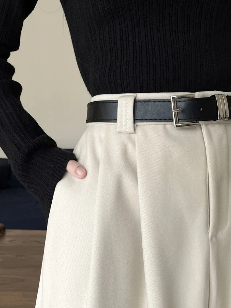 vestoraa qiukichonson thick mid long skirts s woolen outfit detail - reliable design, precision, waterproof vintage design