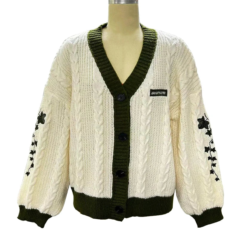 unisex casual outfit vestoraa evermore cardigan taylor version green - daily wear garment with neutral design detail (USA)