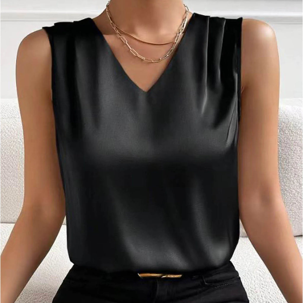vestoraa coffee tops v neck casual soild color outfit 7 - casual unisex garment with precision (USA)