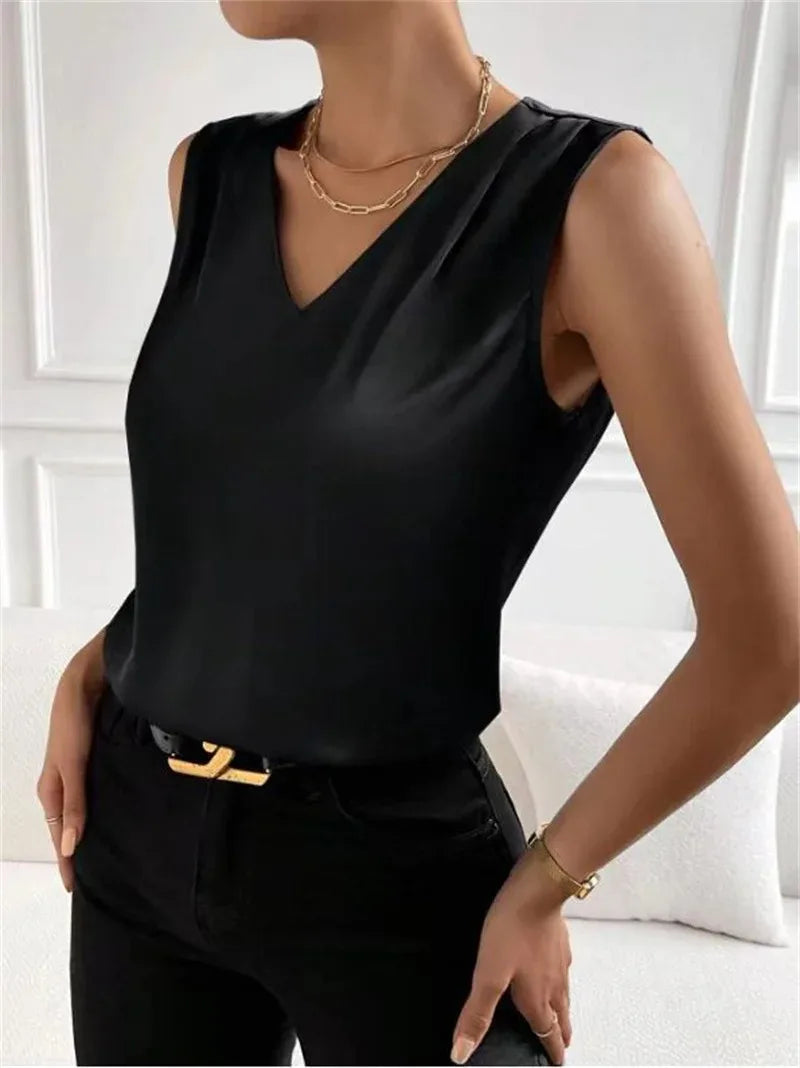 unisex classic outfit vestoraa 's vest temperament v-neck vest vacation - daily wear garment with black design detail (USA)