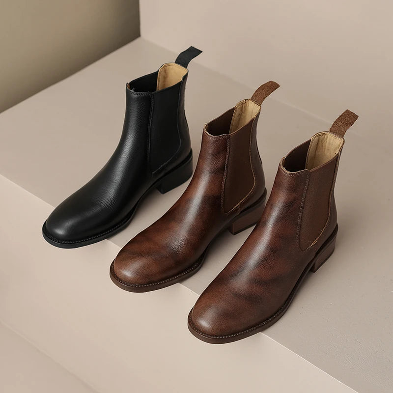 Vestoraa vestoraa 's chelsea boots anti-slip retro unisex garment - precision metal outfit (USA)