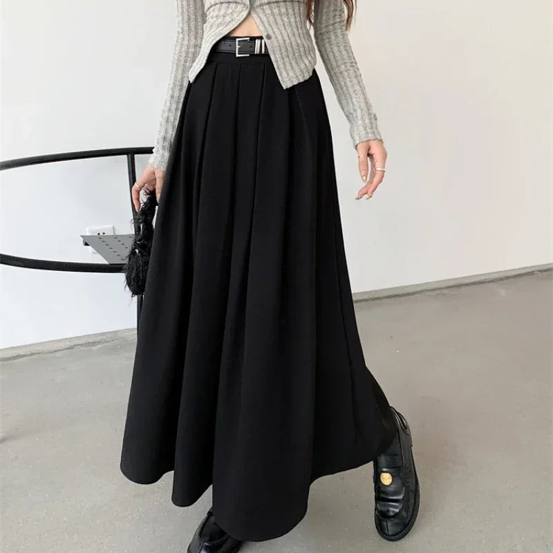 vestoraa skirt solid color versatile outfit 5 - casual unisex garment with precision (USA)