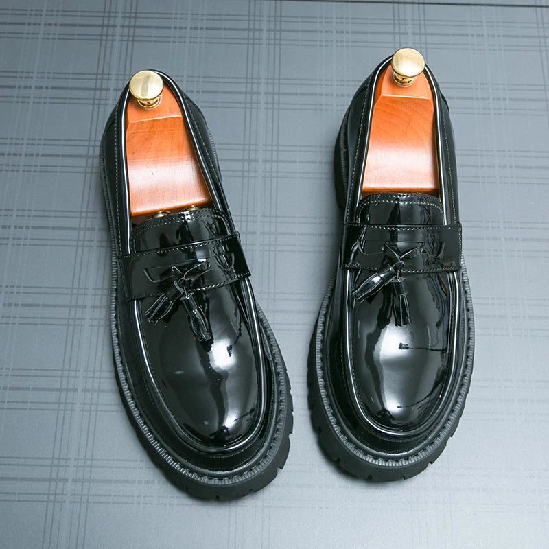 vestoraa platform shoes loafers shoes men thick-soled outfit 6 - casual unisex garment with precision (USA)