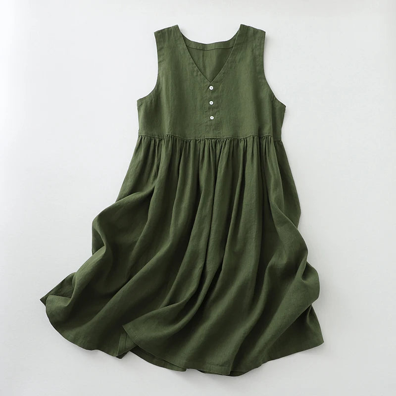 vestoraa sle simple lin vest outfit 6 - minimalist unisex garment with precision (USA)