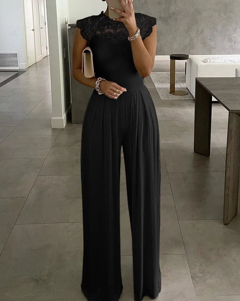 vestoraa jumpsuits lace one piece wide leg outfit 8 - classic unisex garment with precision (USA)