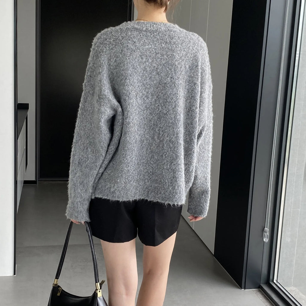 vestoraa casual solid color round neck soft long outfit 5 - casual unisex garment with precision (USA)