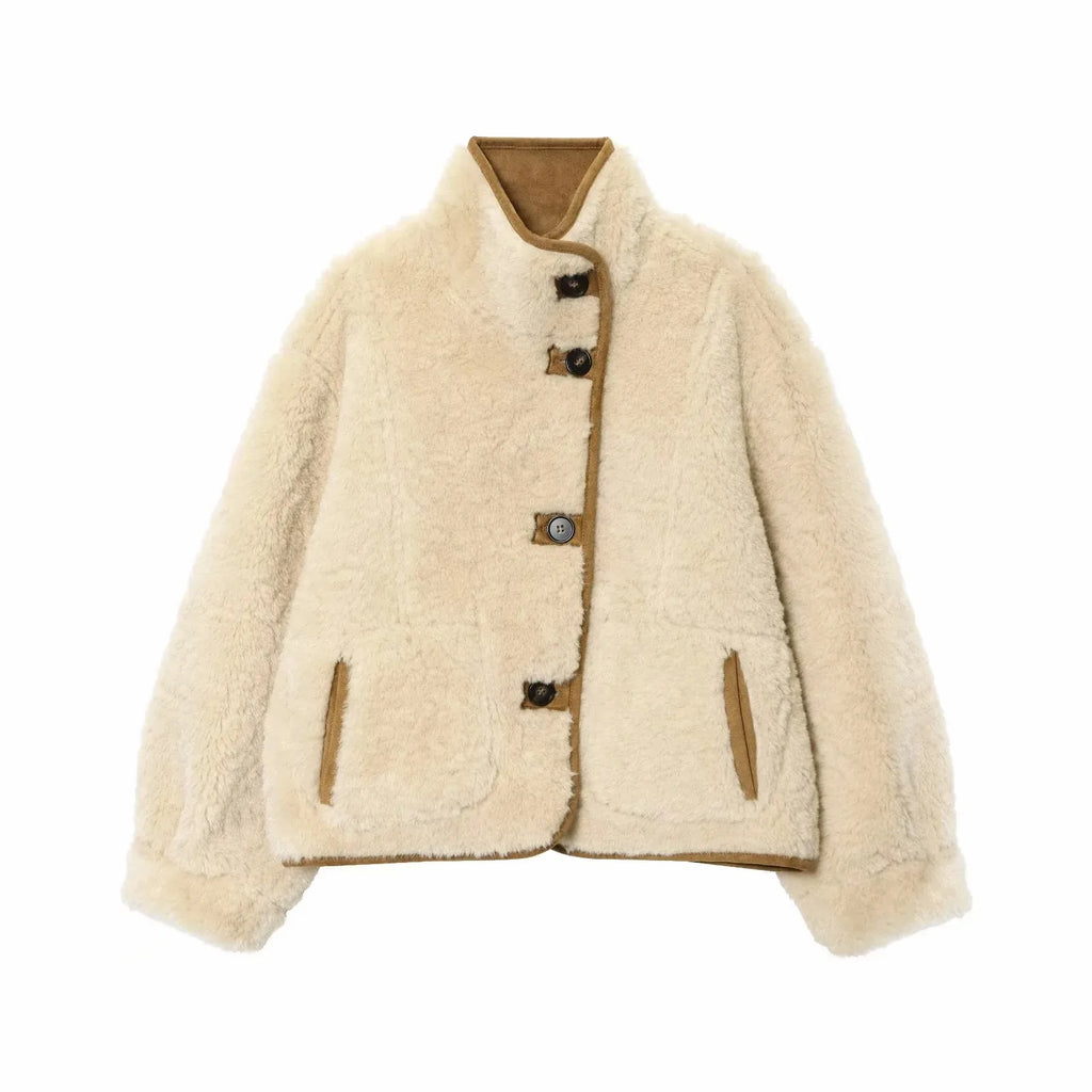 vestoraa double-sided wear lamb velvet coat 's outfit 7 - classic unisex garment with precision (USA)