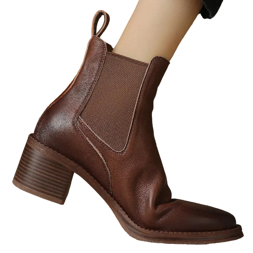 vestoraa genuine leather elastic slip-on - modern unisex outfit with precision in black metal (USA)