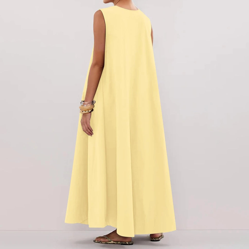 vestoraa long tank dress solid color outfit 5 - dress unisex garment with precision (USA)