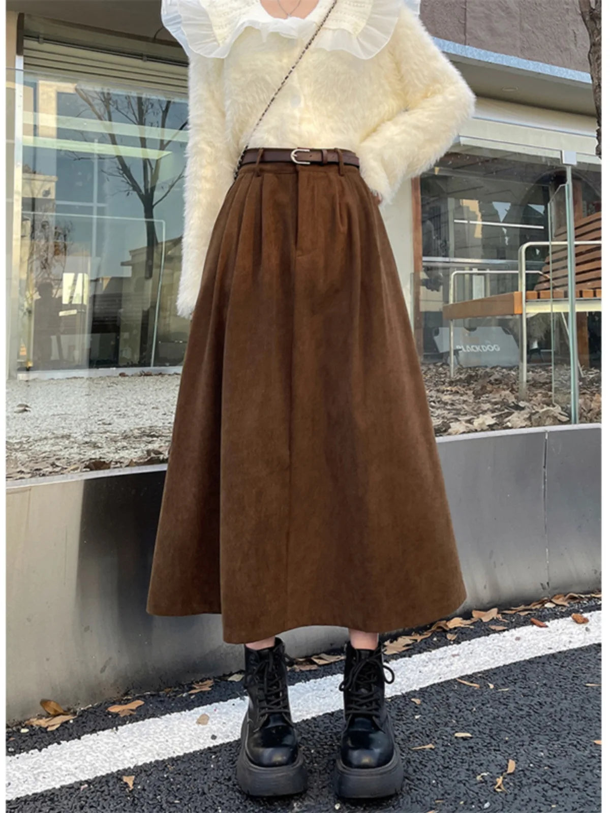 Vestoraa vestoraa waist midi skirt season style unisex garment - precision metal outfit (USA)