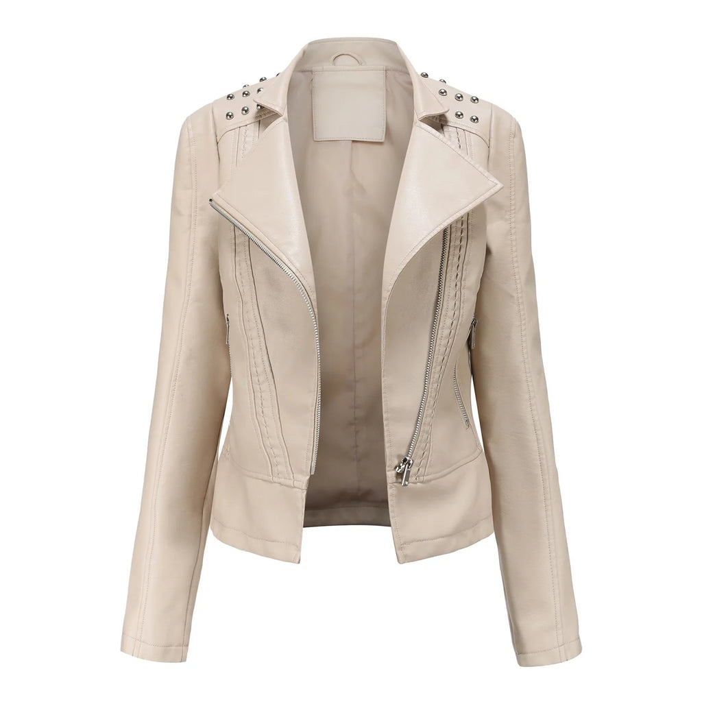 vestoraa 's punk rivet leather jacket retro outfit 6 - casual unisex garment with precision (USA)