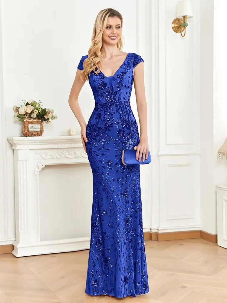 unisex casual outfit vestoraa champagne sequin evening dress beauty - daily wear garment with black design detail (USA)