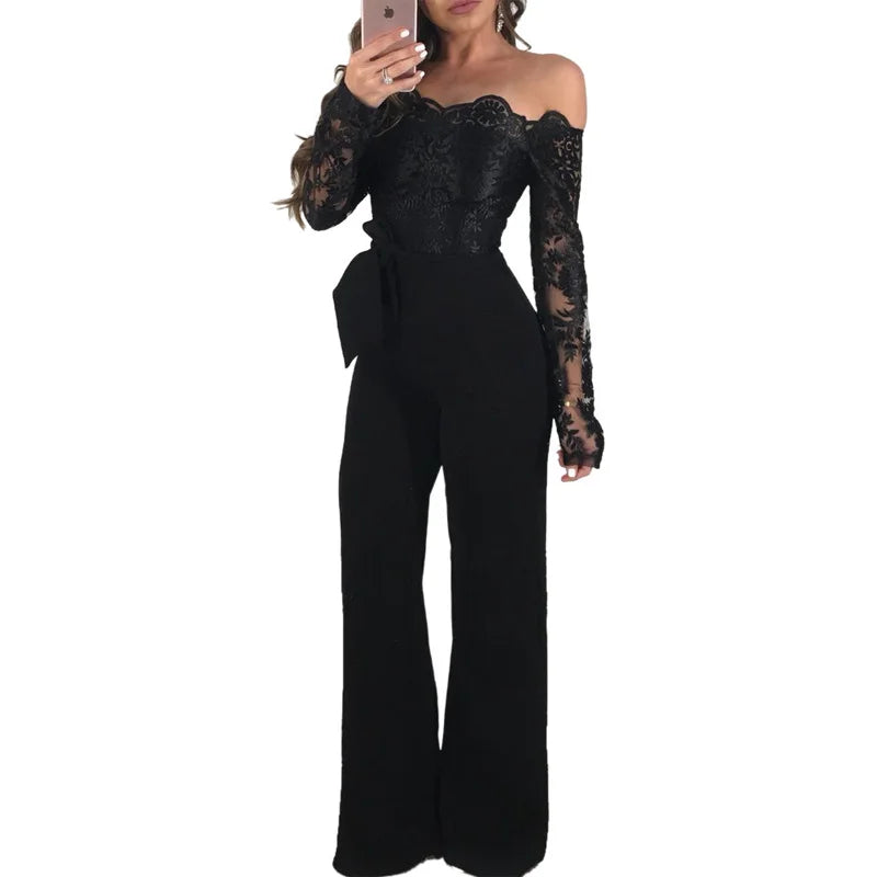 vestoraa appliques lace patchwork jumpsuit sexy outfit 12 - classic unisex garment with precision (USA)