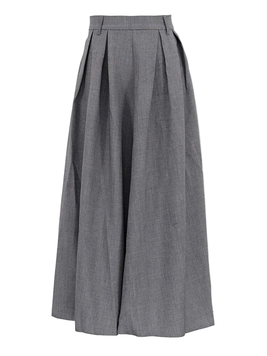 vestoraa oymimi grey loose skirts casual outfit 5 - casual unisex garment with precision (USA)