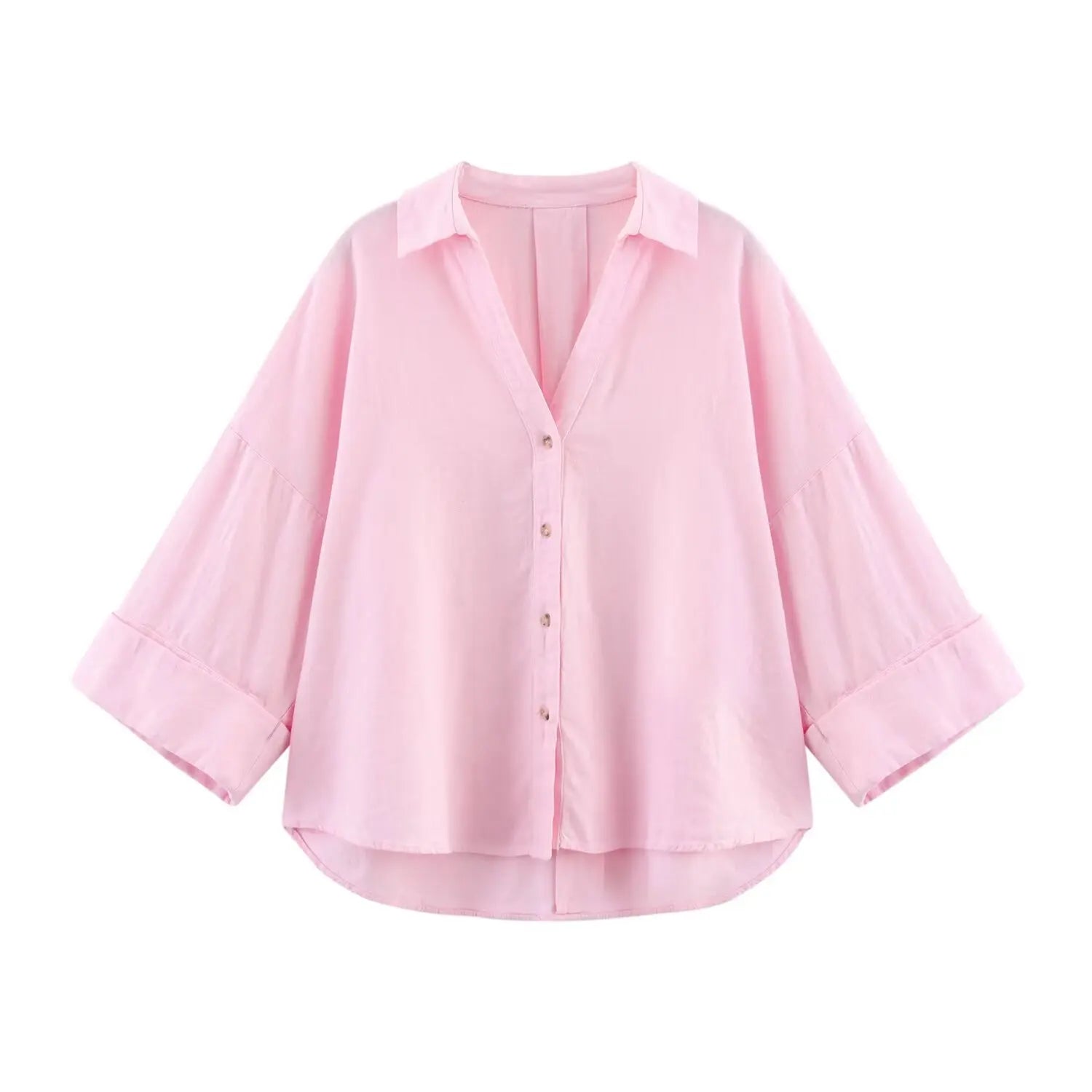 Vestoraa vestoraa 's curled wide sleeves linen blended unisex garment - precision linen outfit (USA)