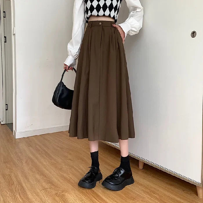 vestoraa retro skirt 's medium long outfit 7 - casual unisex garment with precision (USA)