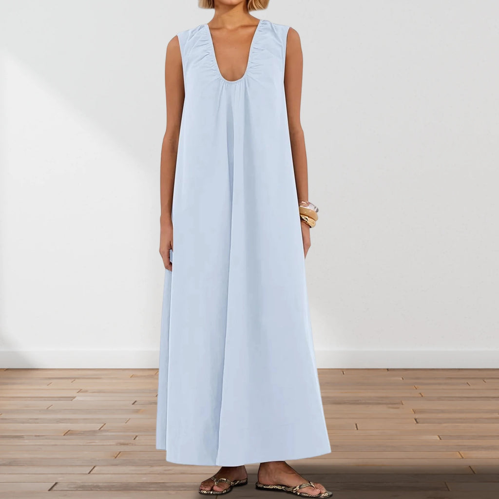 vestoraa long tank dress solid color outfit 6 - dress unisex garment with precision (USA)