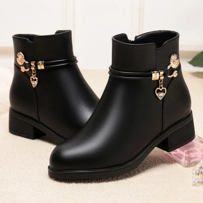 vestoraa soft leather furry short boots outfit 5 - modern unisex garment with precision (USA)