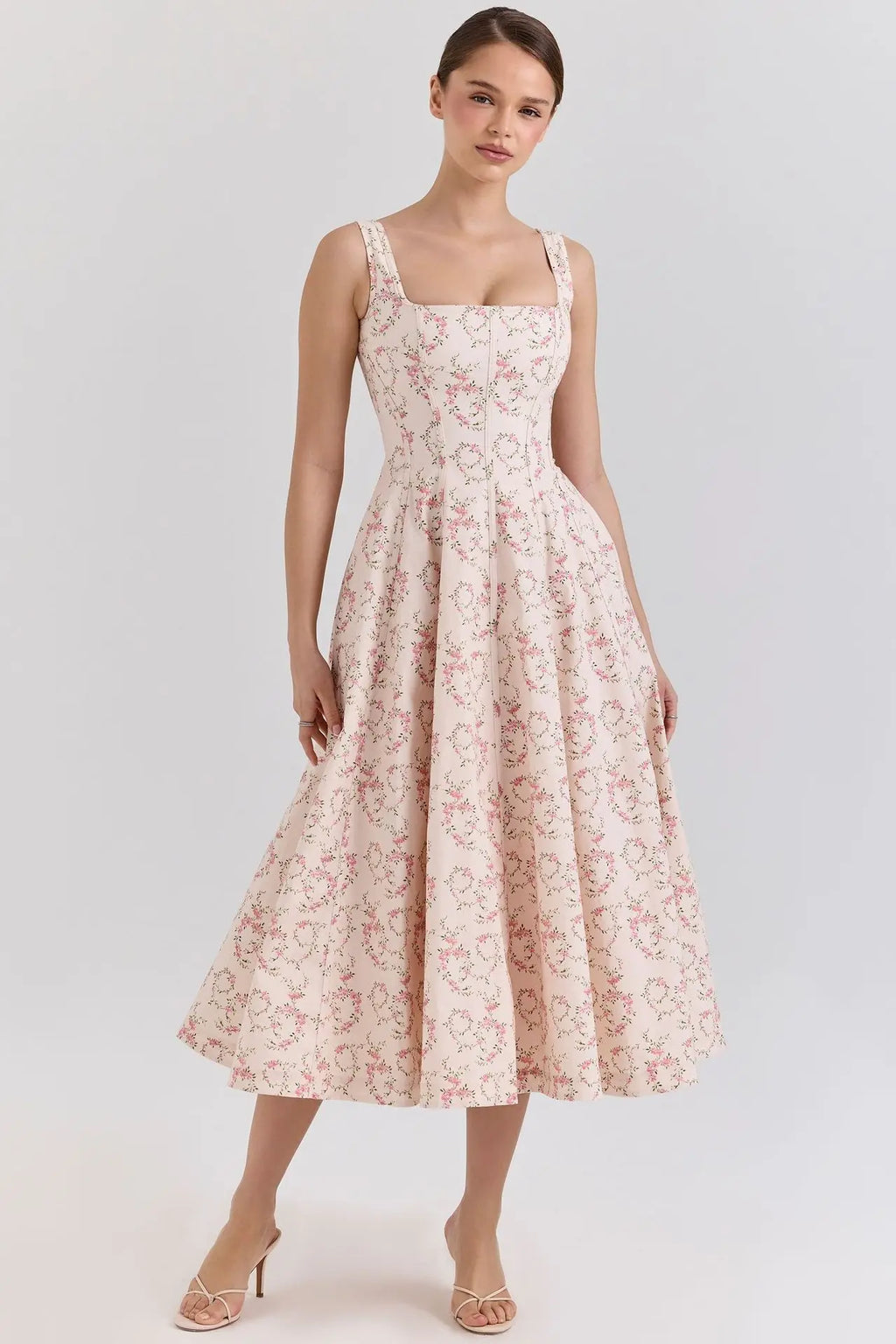 vestoraa suninheart lace up dress arrivals floral outfit 8 - casual unisex garment with precision (USA)