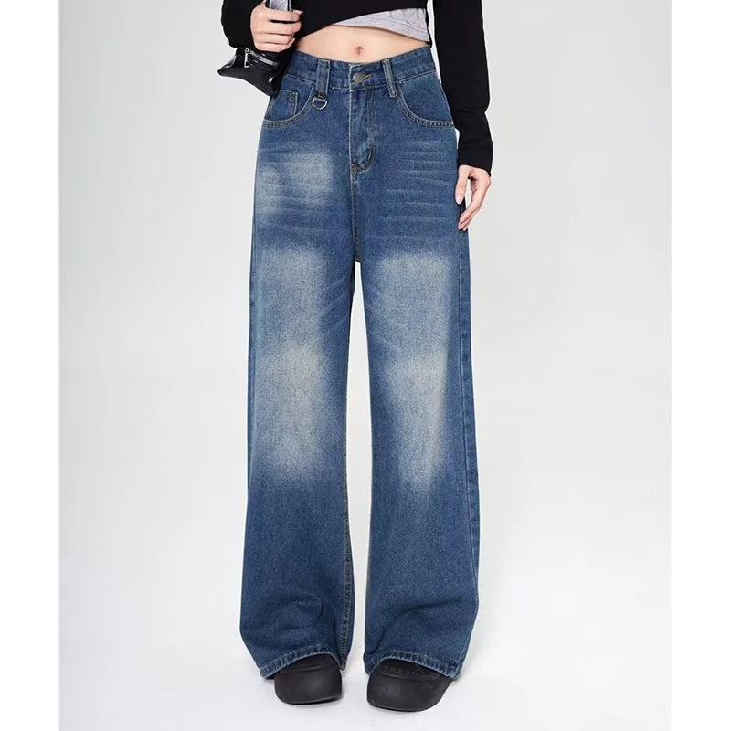 vestoraa baggy jeans vintage american straight outfit 5 - casual unisex garment with precision (USA)