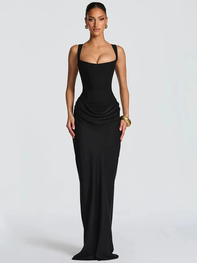 vestoraa mozision backless ruched sexy maxi dress outfit 5 - dress unisex garment with precision (USA)