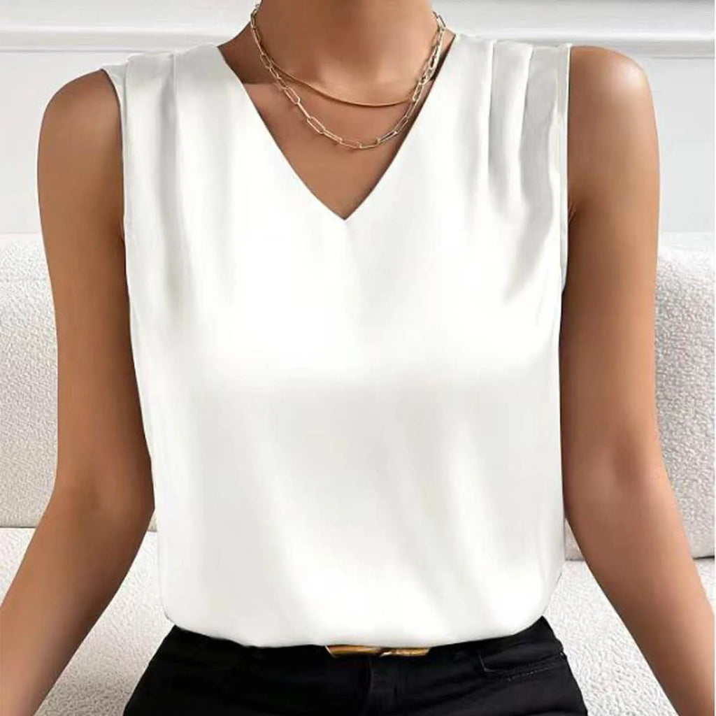 vestoraa coffee tops v neck casual soild color outfit 8 - casual unisex garment with precision (USA)