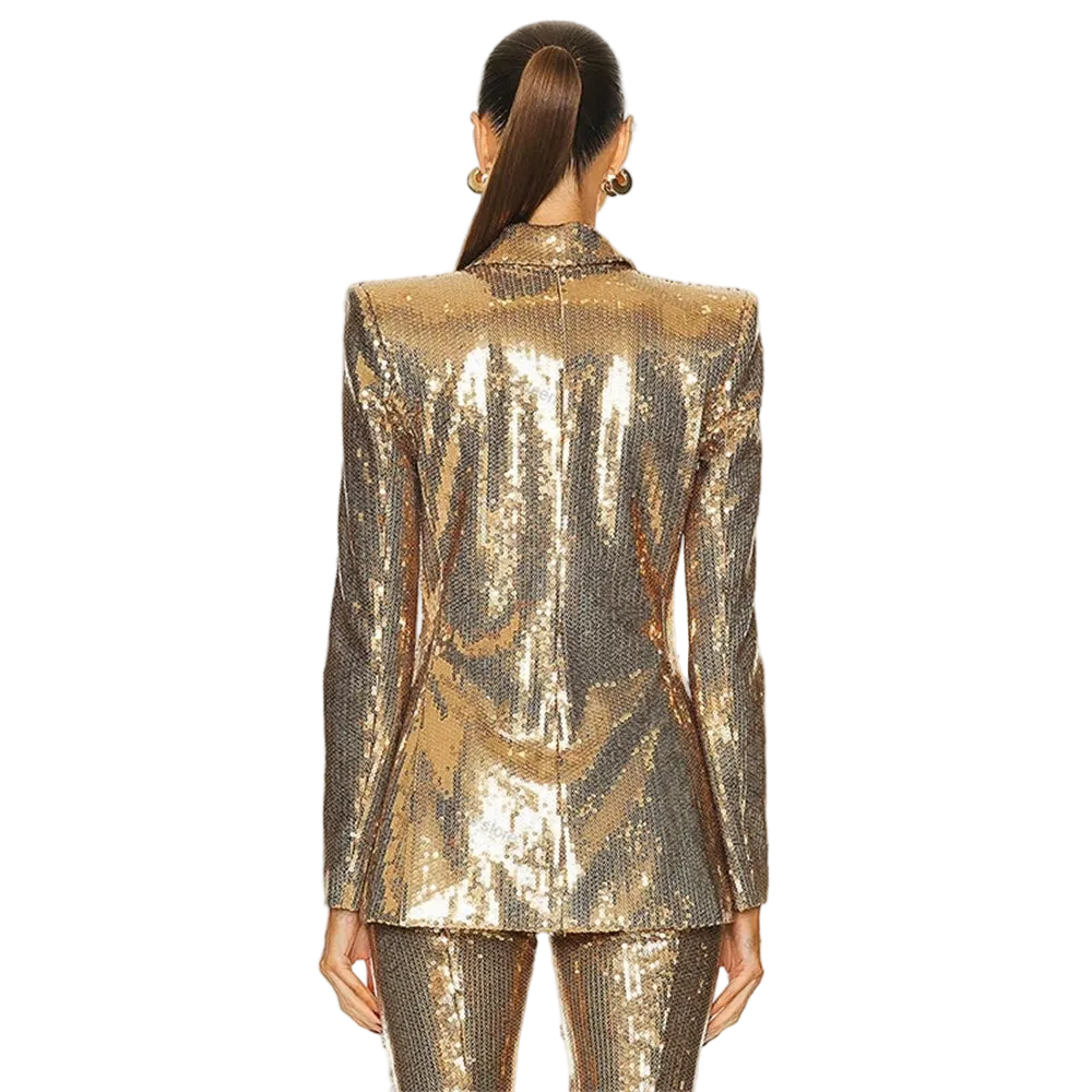 SEGA Official vestoraa dazzling sequined suit set, suoer unisex garment - precision metal outfit (USA)