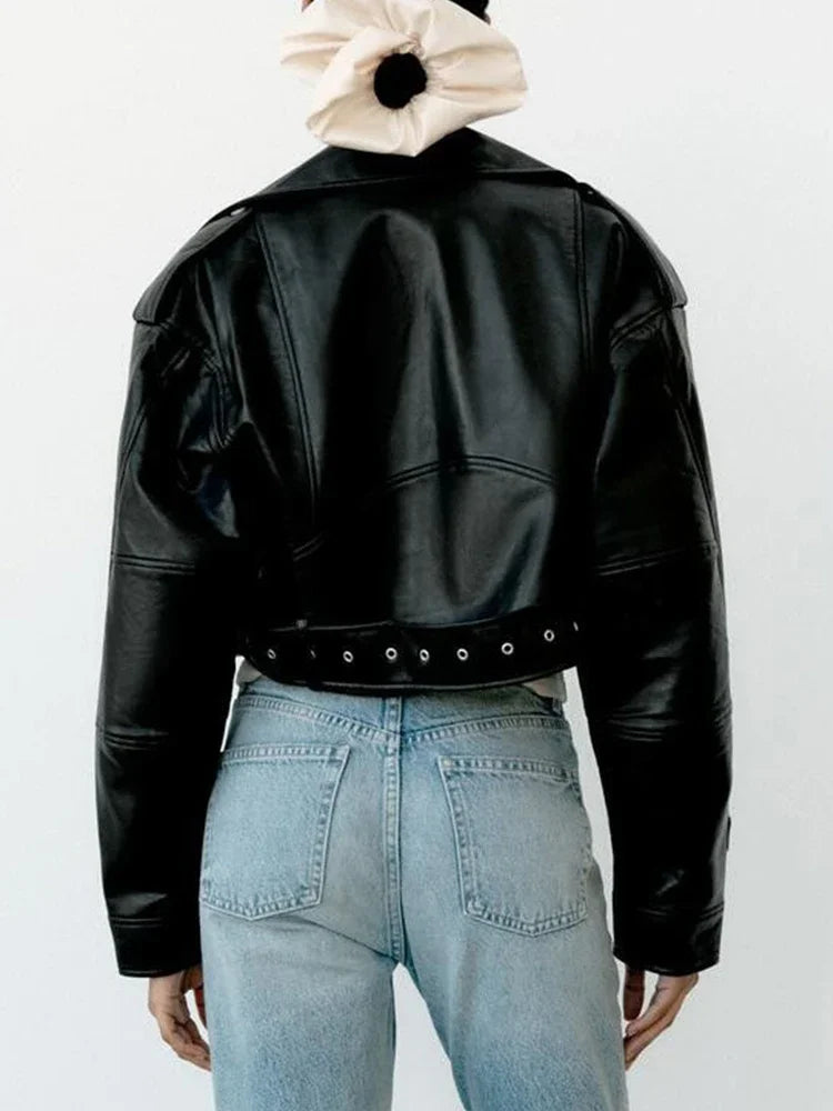 vestoraa oversized vintage loose pu faux outfit detail - reliable design, precision, waterproof vintage design (USA)