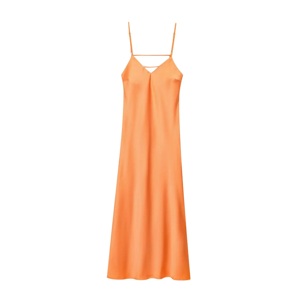 vestoraa kondala sexy chic satin party dress v neck outfit 8 - casual unisex garment with precision (USA)