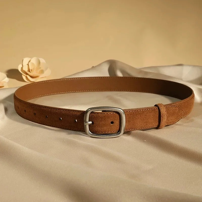 vestoraa skinny belts vintage suede cowhide outfit 22 - dress unisex garment with precision (USA)