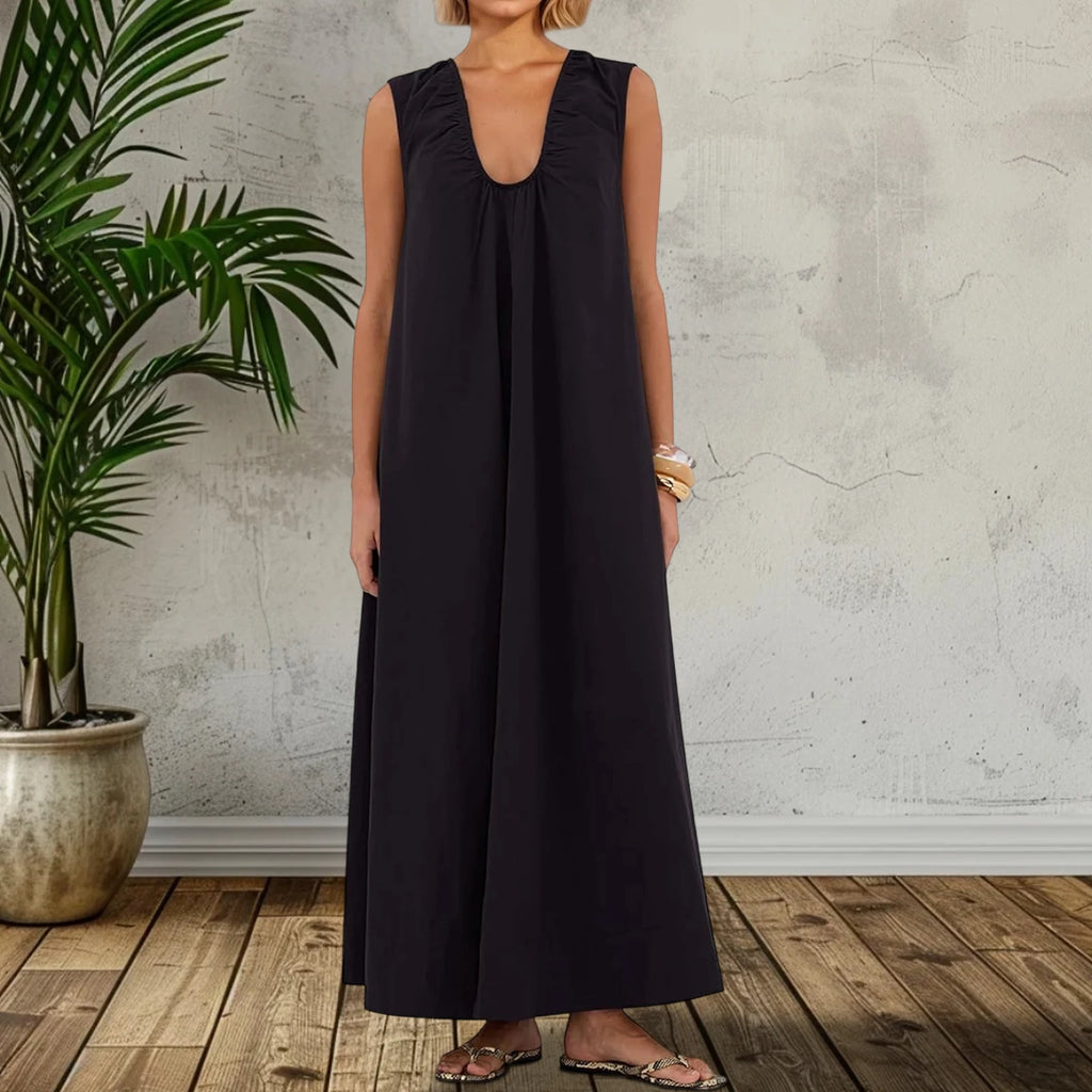 vestoraa long tank dress solid color outfit 9 - dress unisex garment with precision (USA)