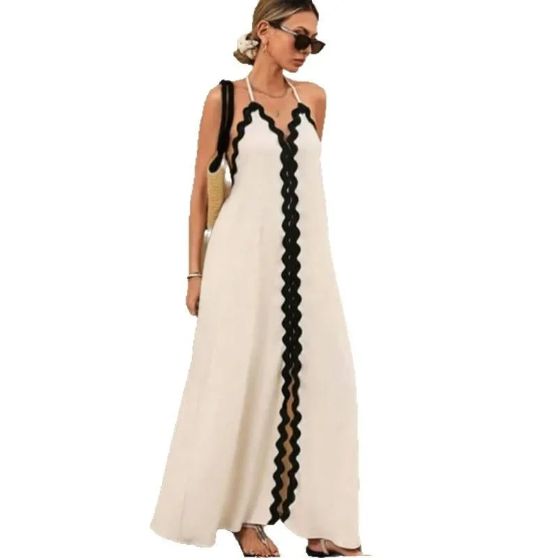 vestoraa sexy backless long dress comfortable loose outfit 5 - casual unisex garment with precision (USA)