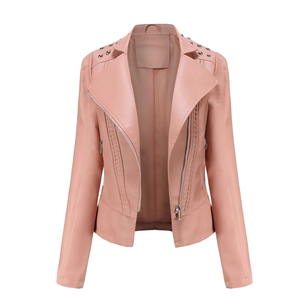 vestoraa 's punk rivet leather jacket retro outfit 8 - casual unisex garment with precision (USA)