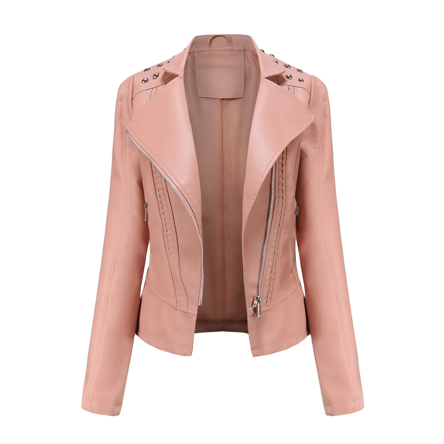 vestoraa 's punk rivet leather jacket retro outfit 8 - casual unisex garment with precision (USA)