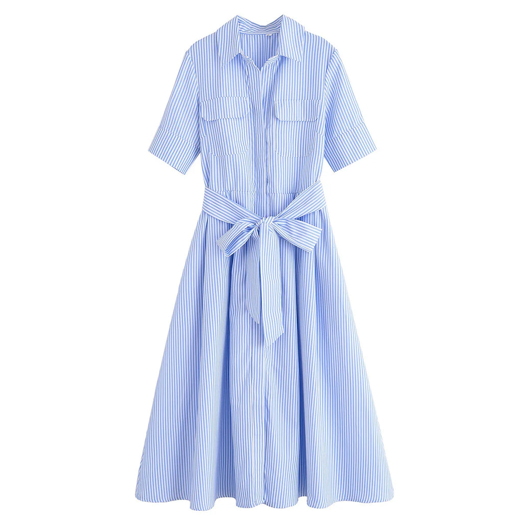 vestoraa loose lapel belt decoration midi short outfit 12 - casual unisex garment with precision (USA)
