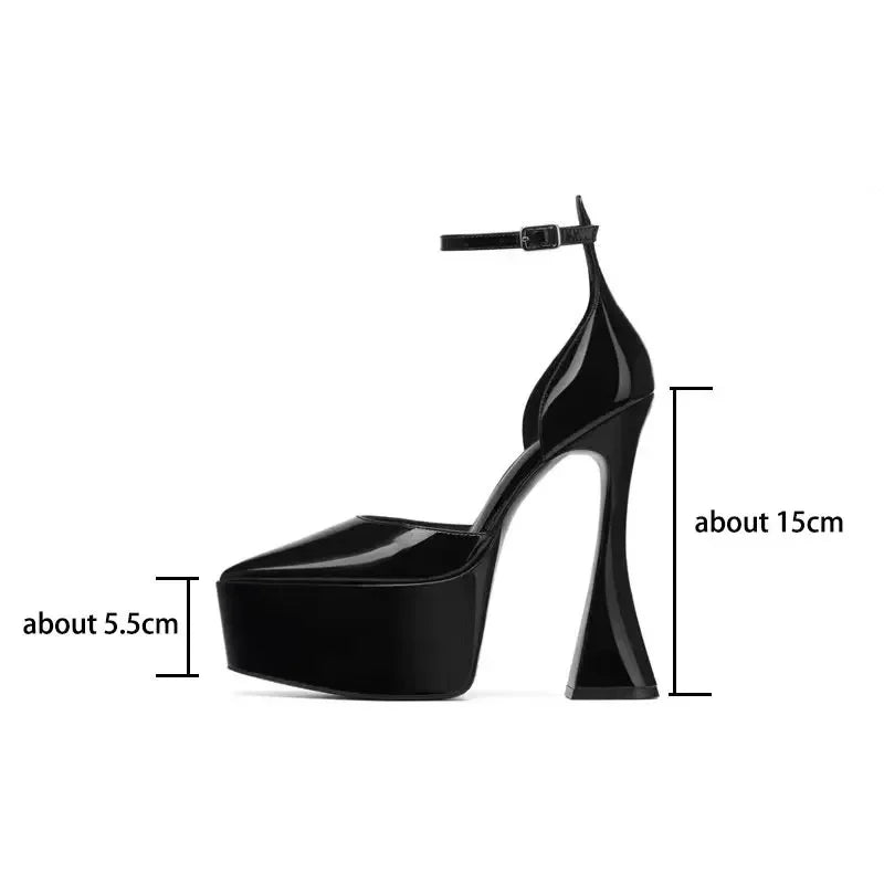 Vestoraa vestoraa / 's cm thick heel sandals unisex garment - precision metal outfit (USA)