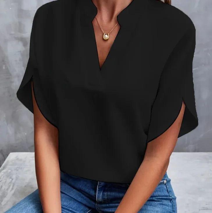 vestoraa pcs woman solid color shirts lady casual outfit 7 - casual unisex garment with precision (USA)