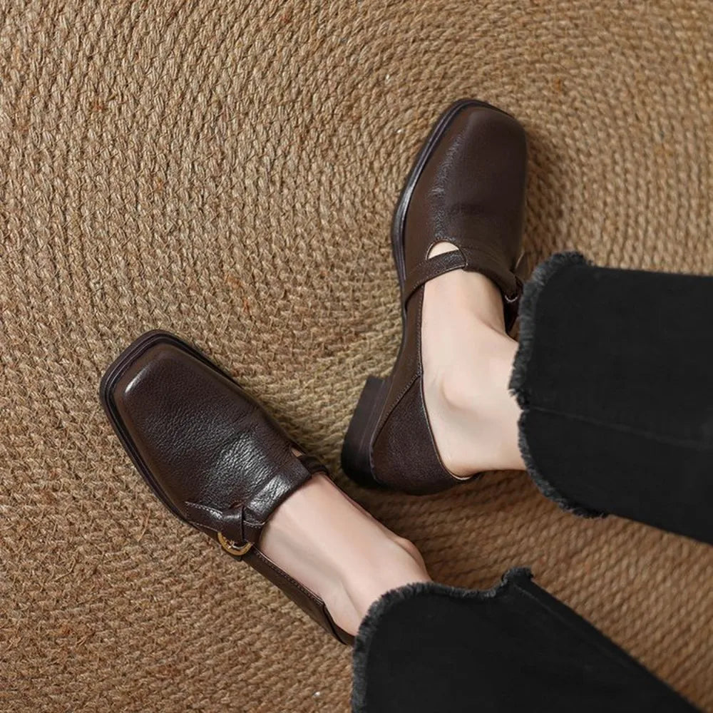 vestoraa natural leather loafers flat shoes brand outfit 5 - classic unisex garment with precision (USA)