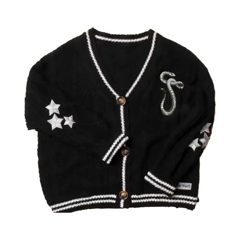 vestoraa reputation cardigan snake star cardigan outfit 5 - casual unisex garment with precision (USA)