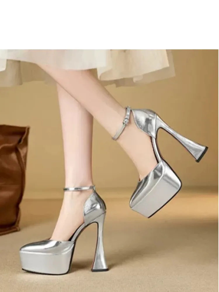 vestoraa / 's cm thick heel sandals outfit 13 - classic unisex garment with precision (USA)