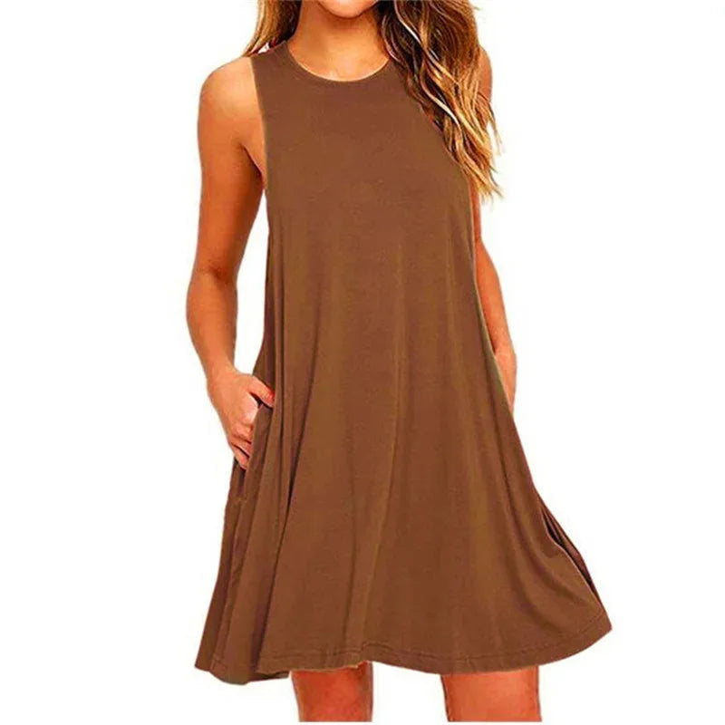 unisex casual outfit vestoraa dress casual t shirt dresses beach - daily wear garment with black design detail (USA)