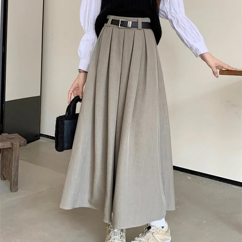 Vestoraa vestoraa skirt solid color versatile unisex garment - precision cotton outfit (USA)