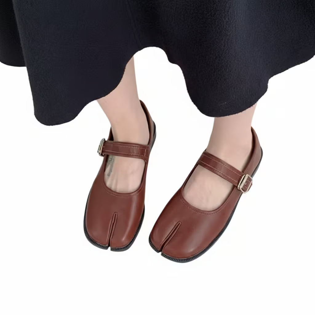 vestoraa buckle strap flat split outfit 6 - casual unisex garment with precision (USA)