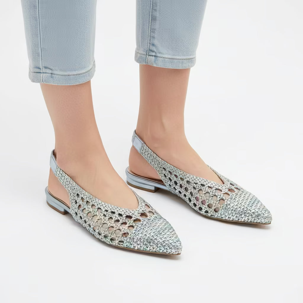 Vestoraa vestoraa trendin mode braided pointed toe slingback unisex garment - precision metal outfit (USA)