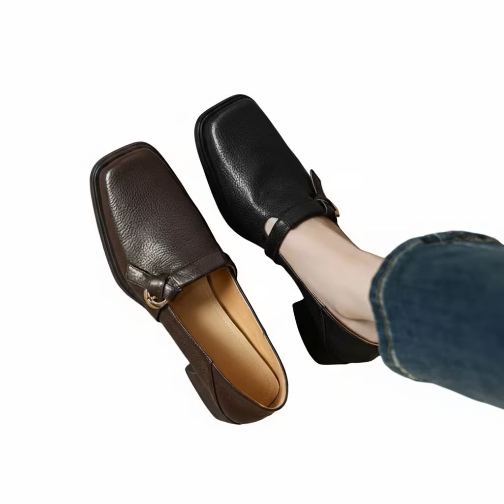 vestoraa natural leather loafers flat shoes brand - classic unisex outfit with precision in black metal (USA)